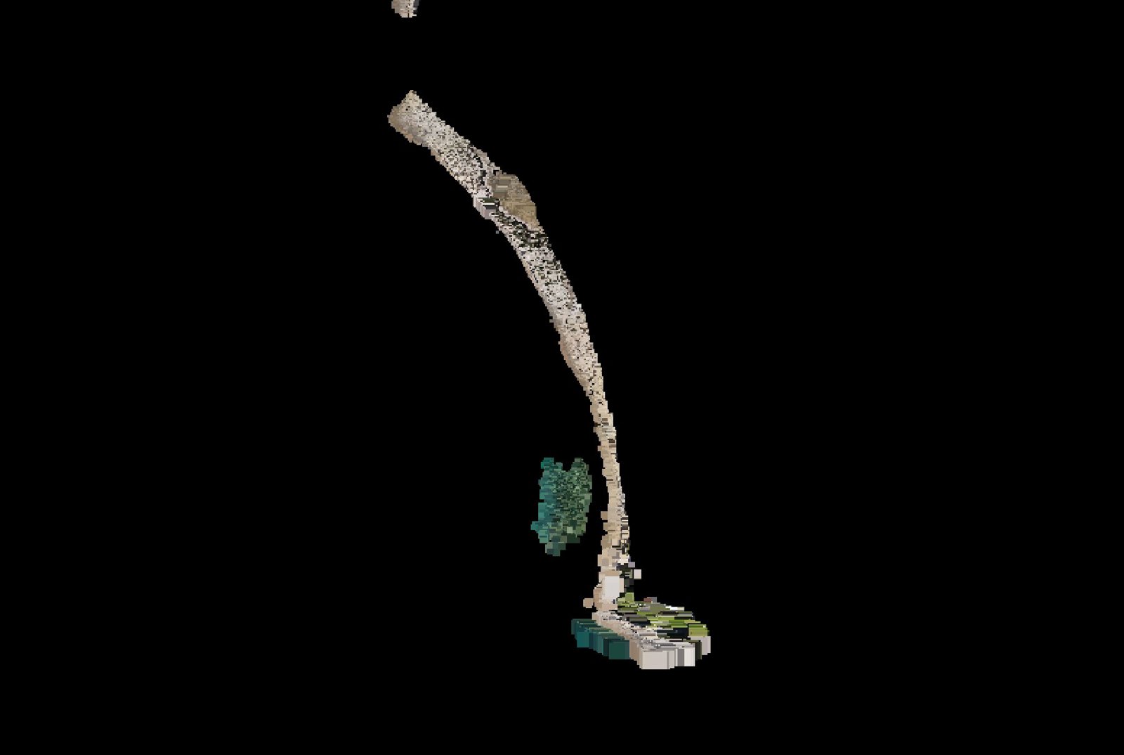 Point-cloud model preview — Inverloch drone capture · AD-D1531529