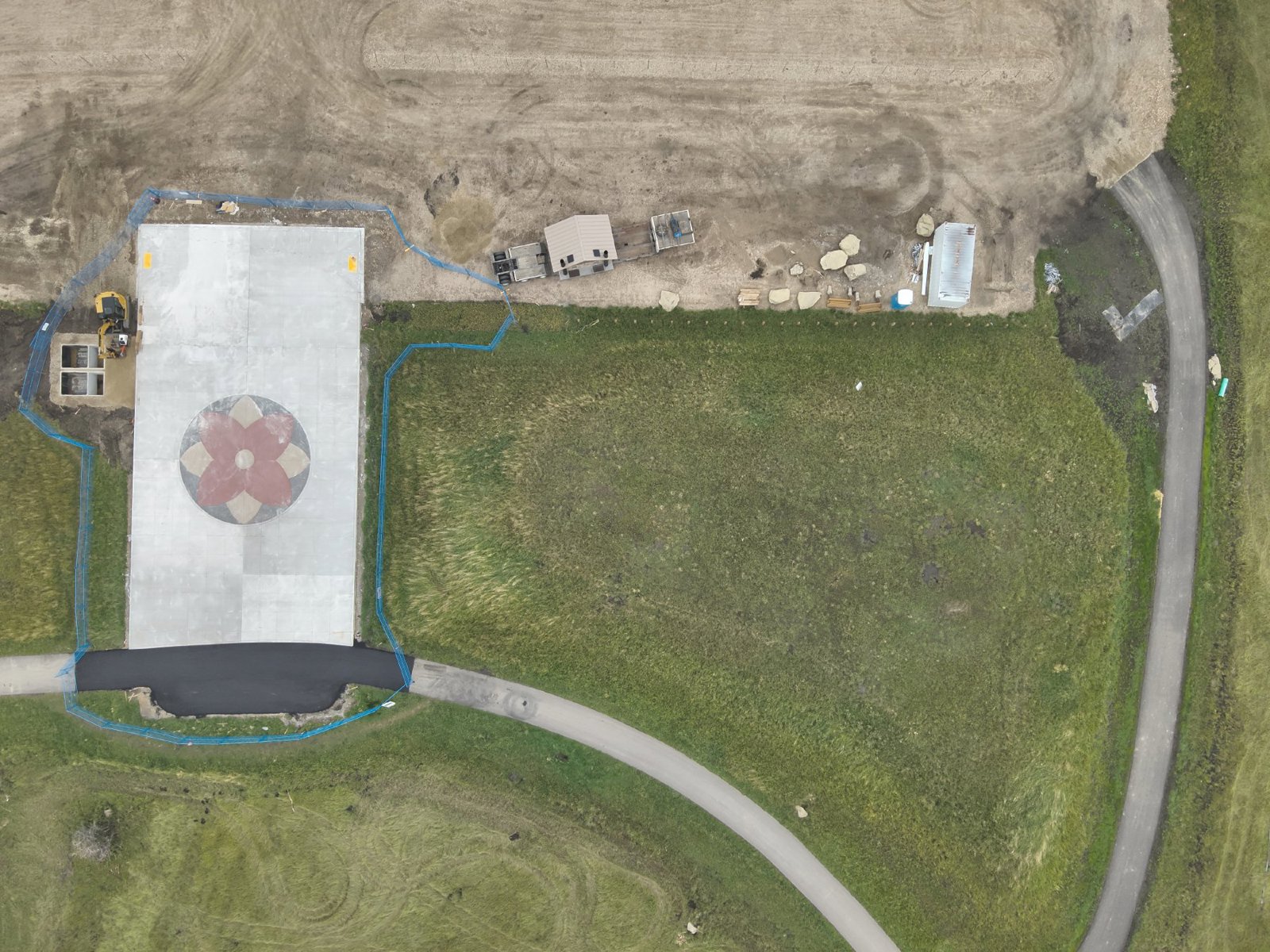 Selected drone photograph — Airdrie drone capture · AD-712543F7