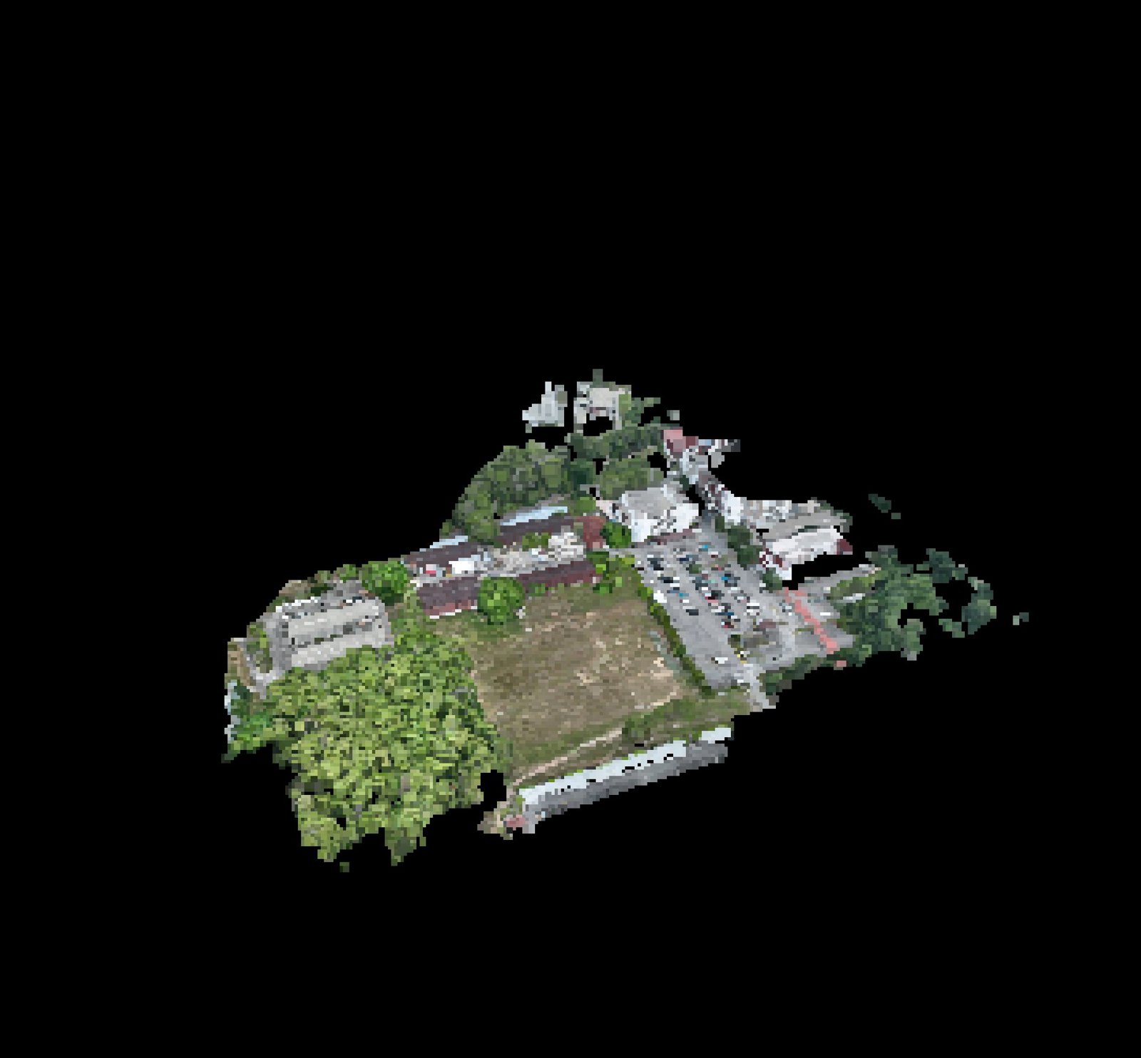 Point-cloud model preview — Kajang drone capture · AD-F1270367