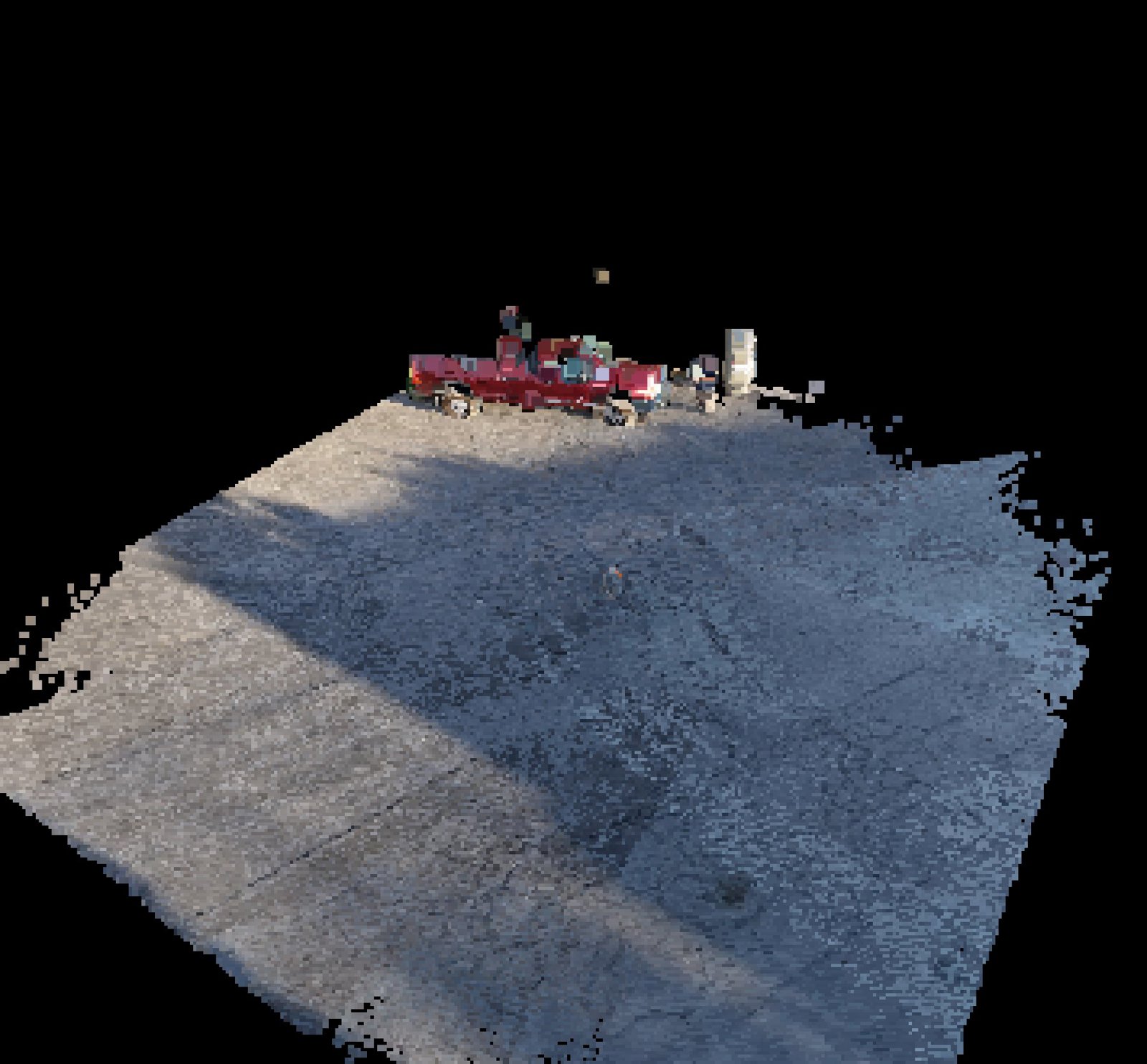 Point-cloud model preview — St. George drone capture · AD-2F9D8DDA