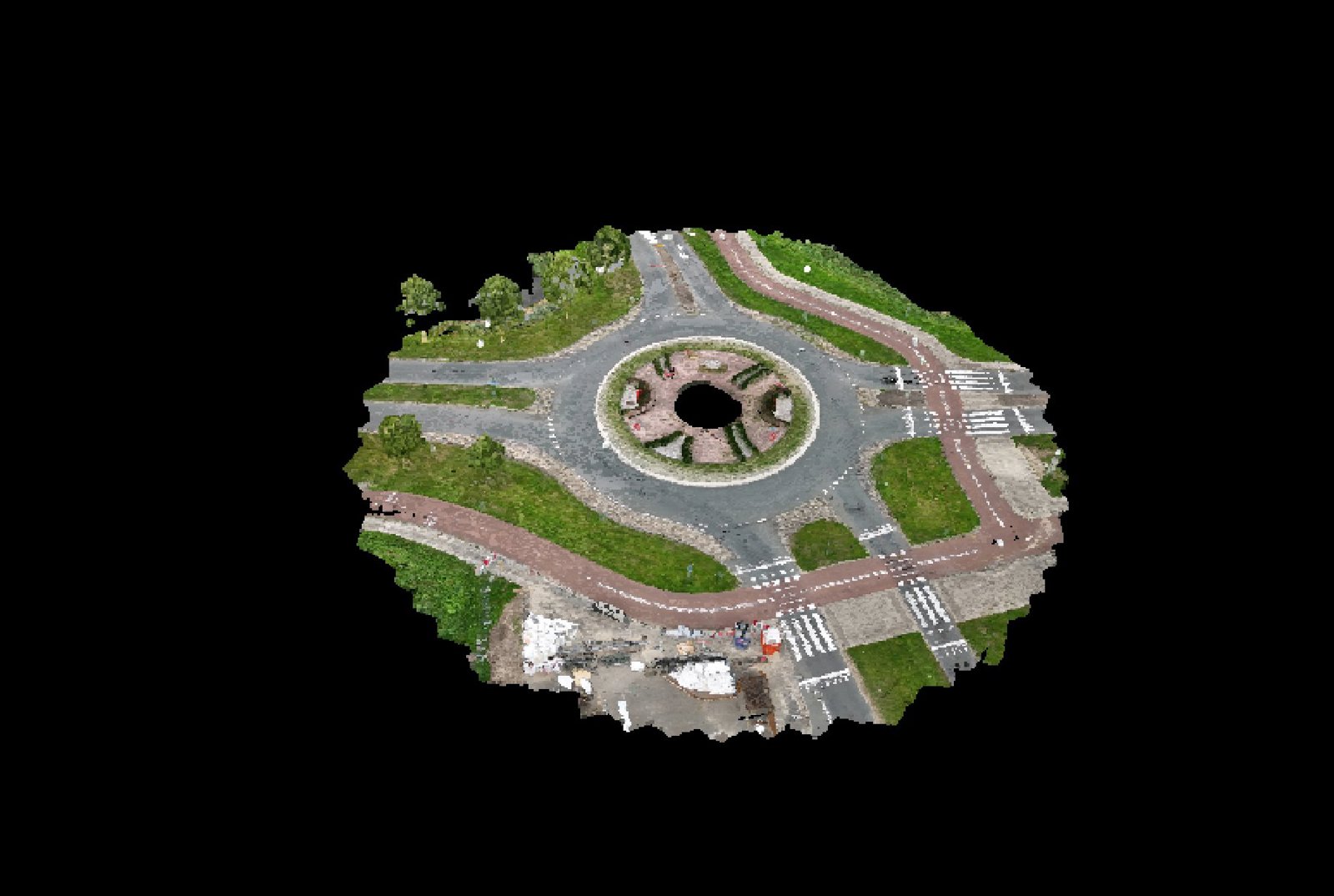 Point-cloud model preview — Dordrecht drone capture · AD-B099C150