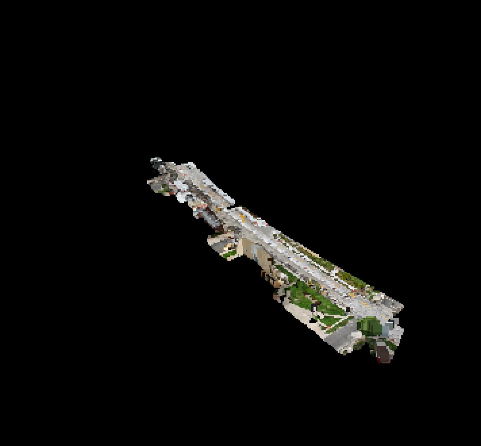 Point-cloud model preview — Iola drone capture · AD-FE738899