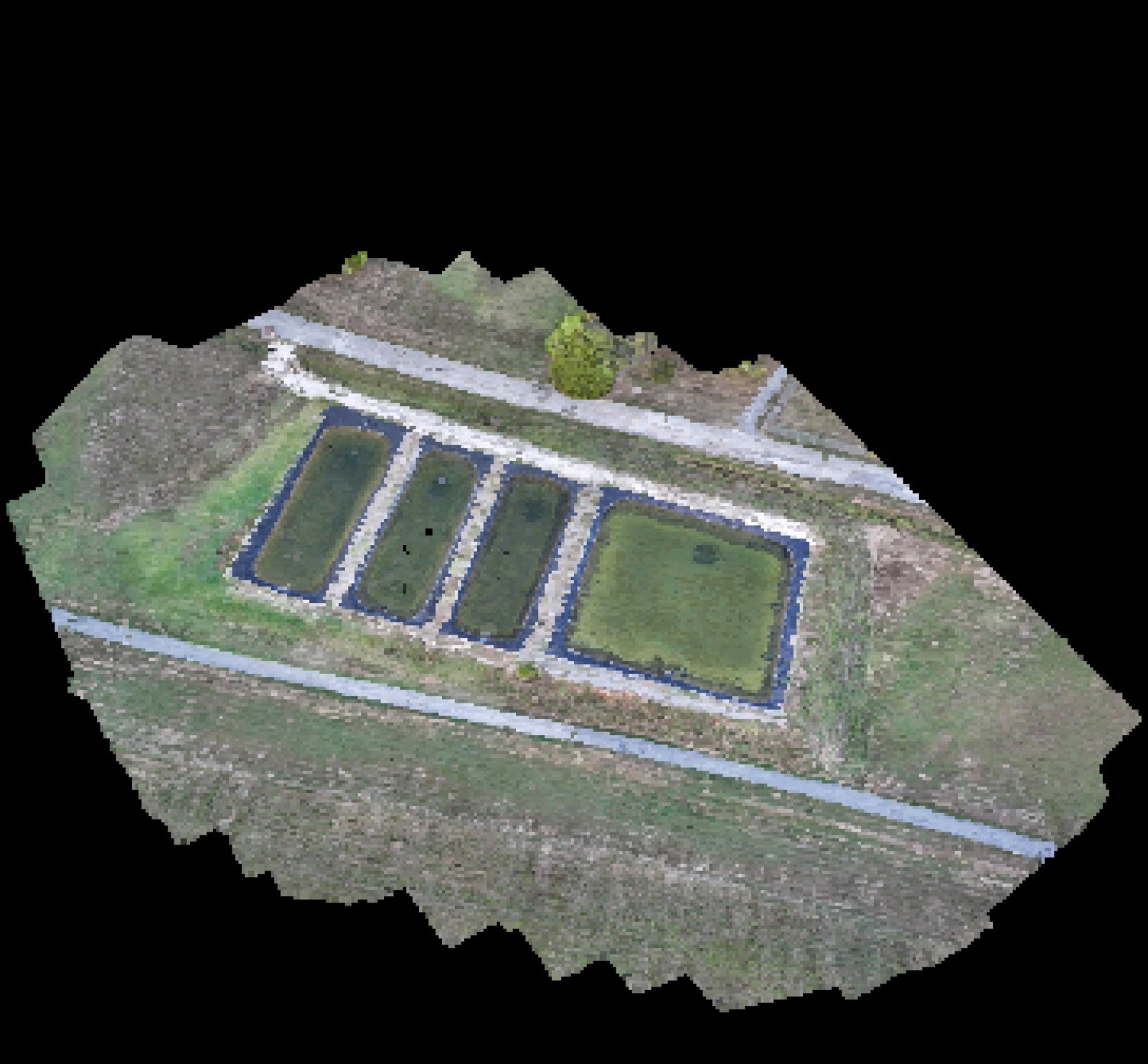 Point-cloud model preview — Bella Vista drone capture · AD-27223E56