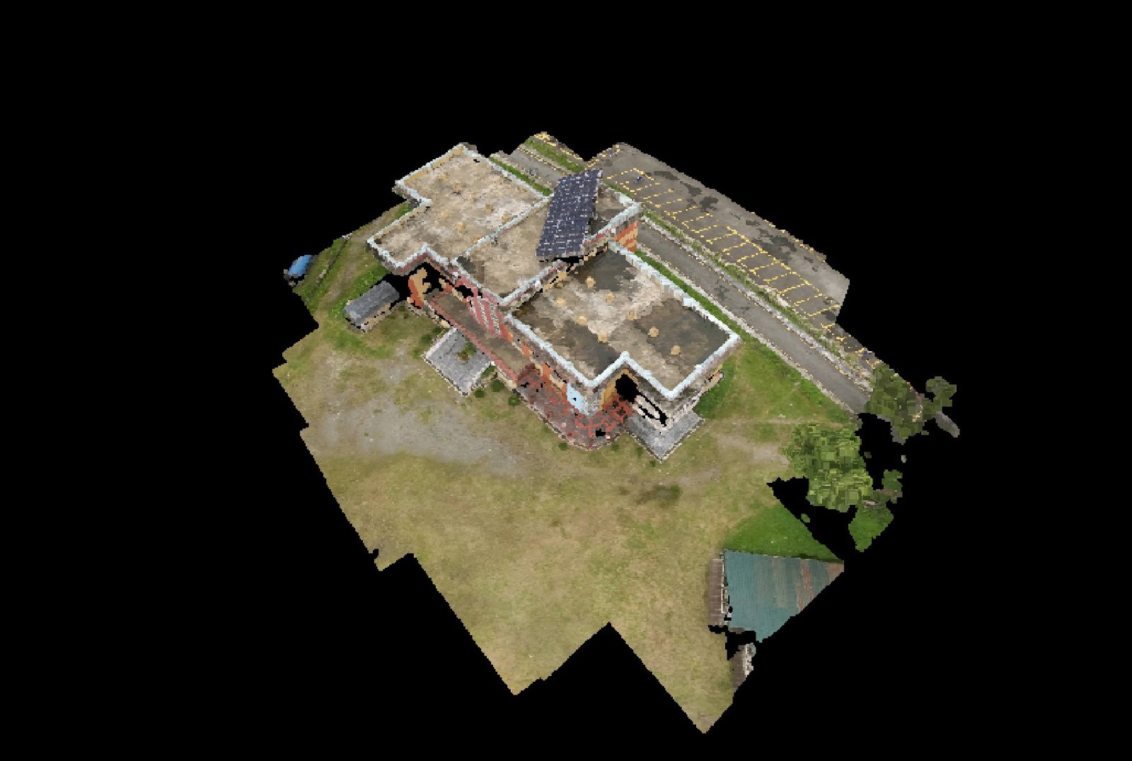Point-cloud model preview — Pokhara drone capture · AD-F917B364
