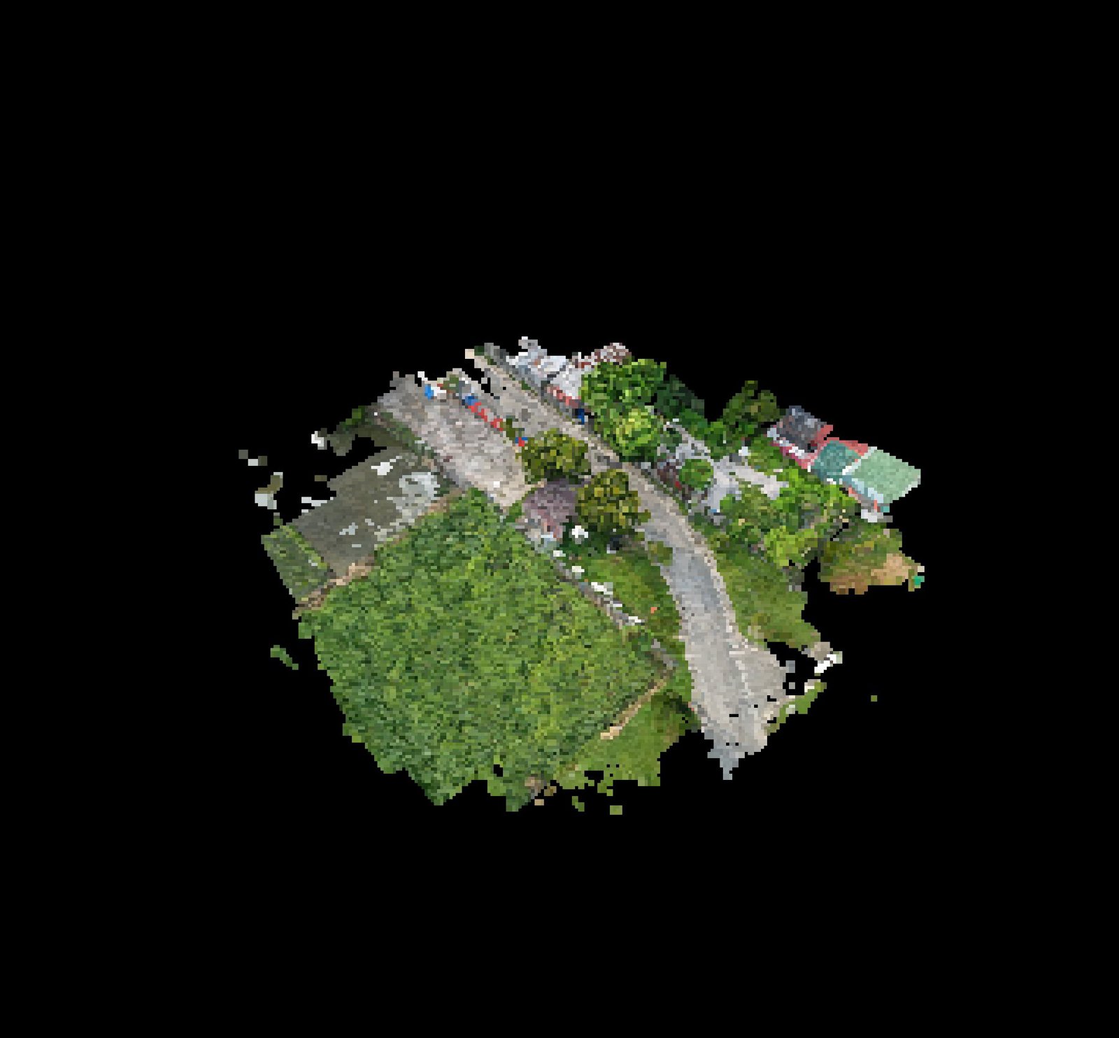 Point-cloud model preview — Imus drone capture · AD-F790A681