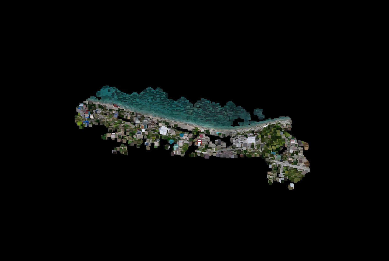 Point-cloud model preview — Oas drone capture · AD-804ED670