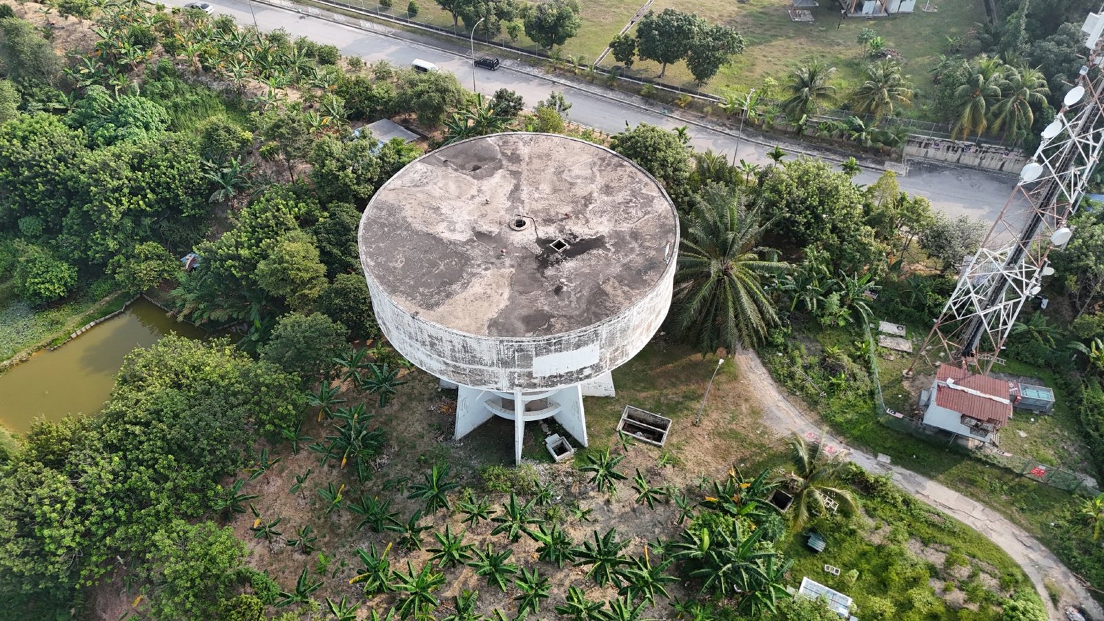 Selected drone photograph — Petaling Jaya drone capture · AD-D31BC205