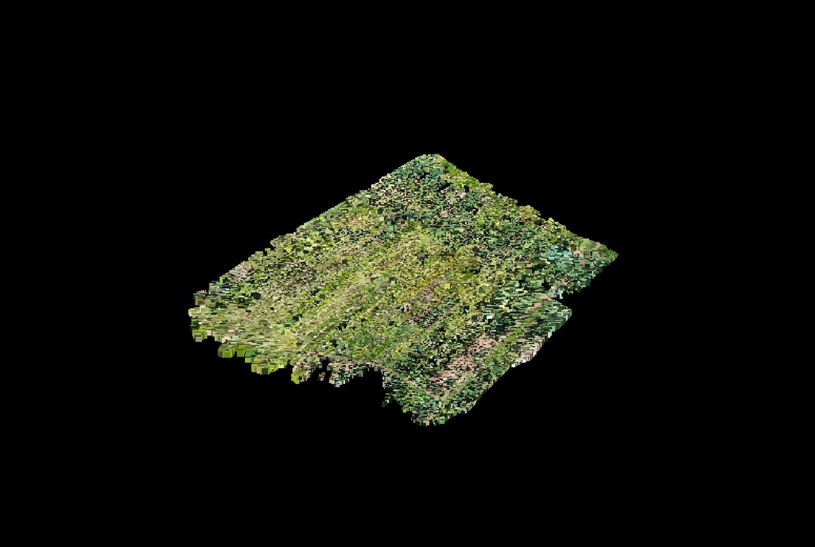 Point-cloud model preview — Tambon Wang Bo drone capture · AD-434DF1DC