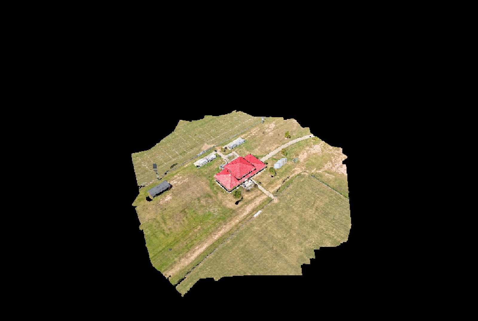 Point-cloud model preview — Douglasville drone capture · AD-2A2BE33C