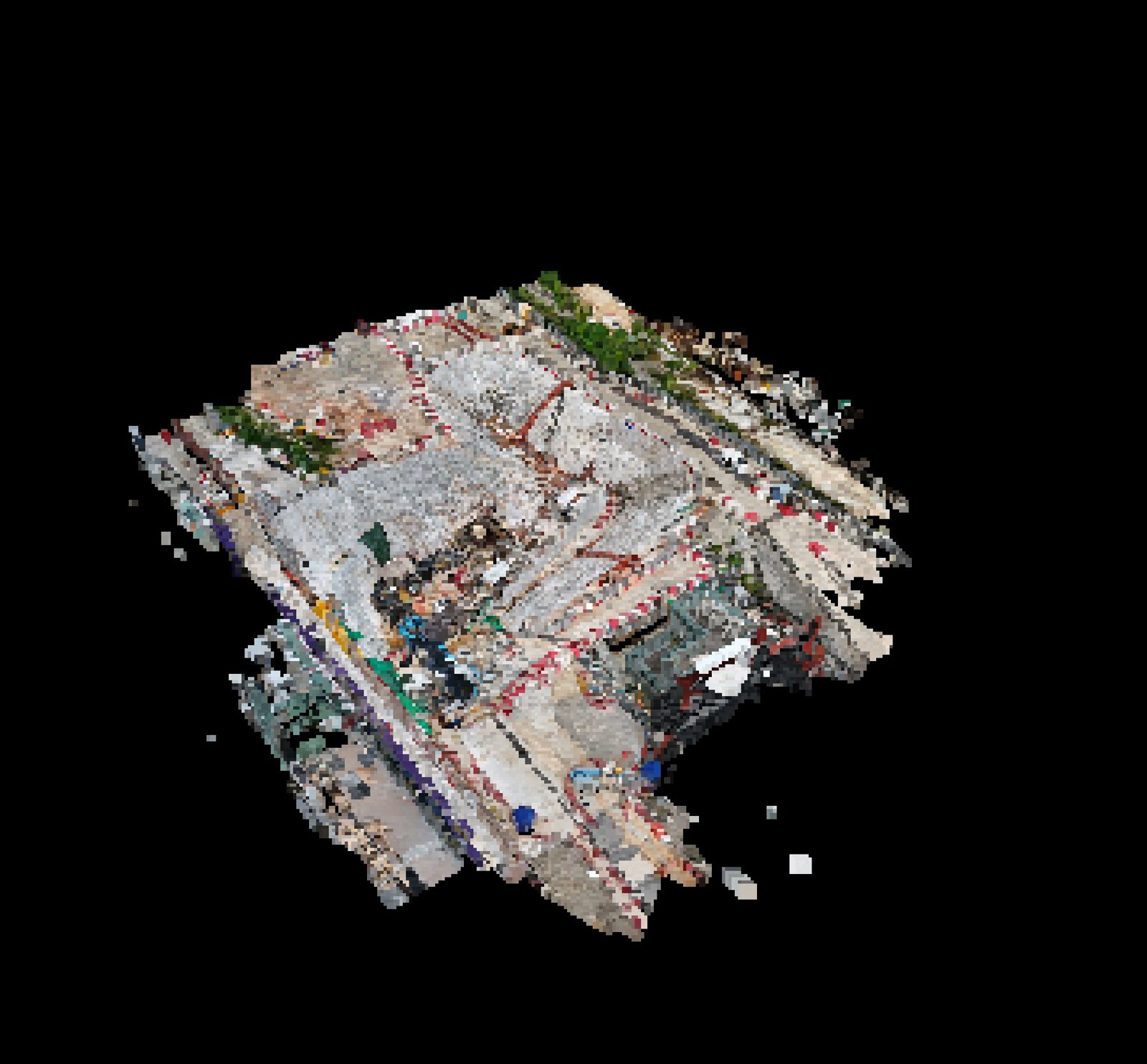 Point-cloud model preview — New Territories drone capture · AD-15BB9620